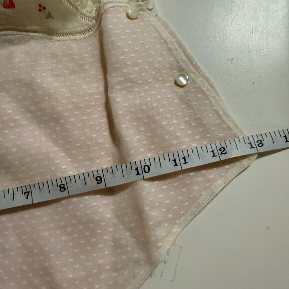 Feltman Bros Vintage Baby Girl Overall Romper with Embroidery - Picture 7 of 9